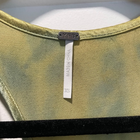 Young Fabulous & Broke Green Tie Dye Maxi Dress XS - Picture 4 of 8